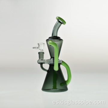 Nuevo diseño Mini Dab Oil Rig Glass Geaker Tubo de agua para fumar en accesorios para tazones de 14 mm